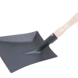 Palita Metálica Recogedora con Mango de Madera – 46,5 cm